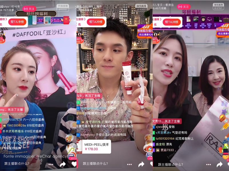 Esempi di live streaming